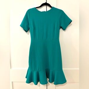 Aura Dress with Flounce Hem